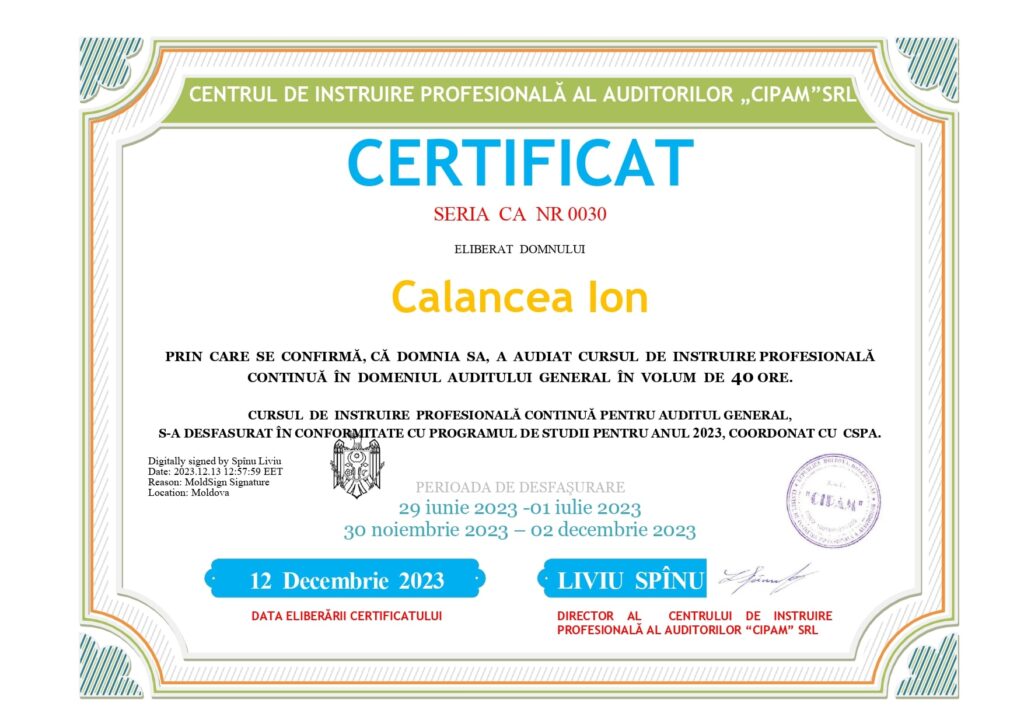 Certificate 5
